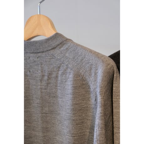 BATONER   Women  BABY WOOL CREW CARDIGAN