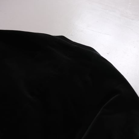 SINME　 ベルベットブルゾン　BLACK　S21AW-09