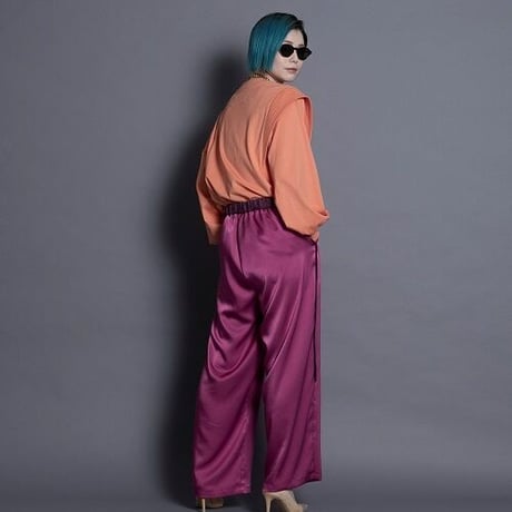 THOMAS MAGPIE　satin pants【2213303】
