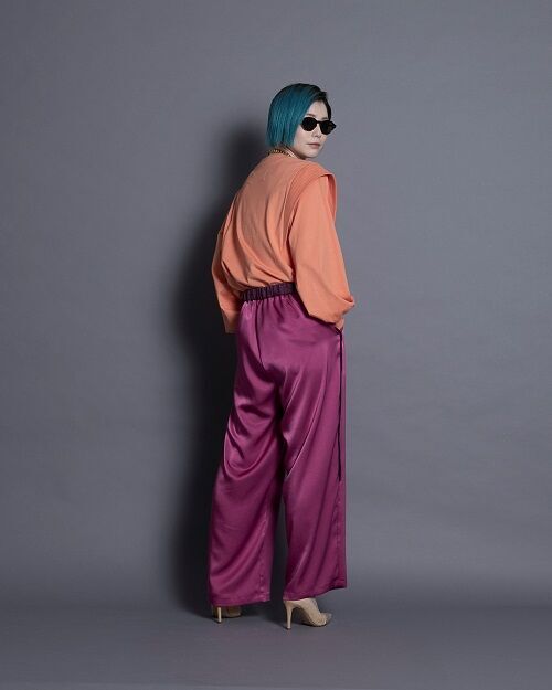 THOMAS MAGPIE satin pants【2213303】 | geep