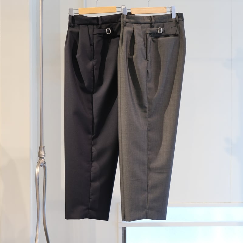 BATONER Men SUMMER MOHAIR 2TUCK PANTS BN-24SM-0