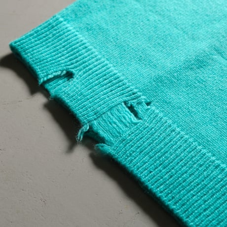 THOMAS MAGPIE　damage knit vest【2223708】