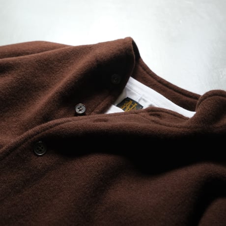 BATONER　Men FLEECE WOOL HENRY　PULLOVER　BN-21FM-038