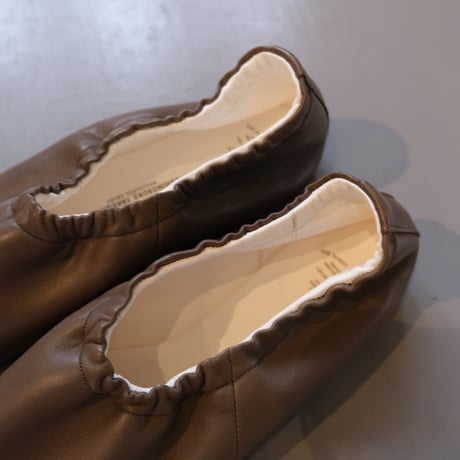 BEAUTIFUL SHOES　BALLETSHOES　BSS1712012　KAHKI BROWN