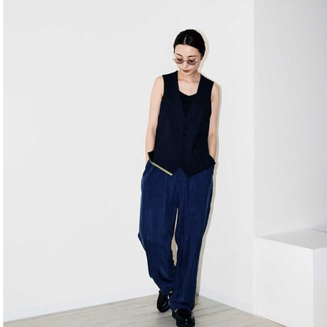 THOMAS MAGPIE　linen vest【2232207】
