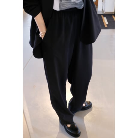 SINME  ギャザーパンツ  SS16-07  ブラック