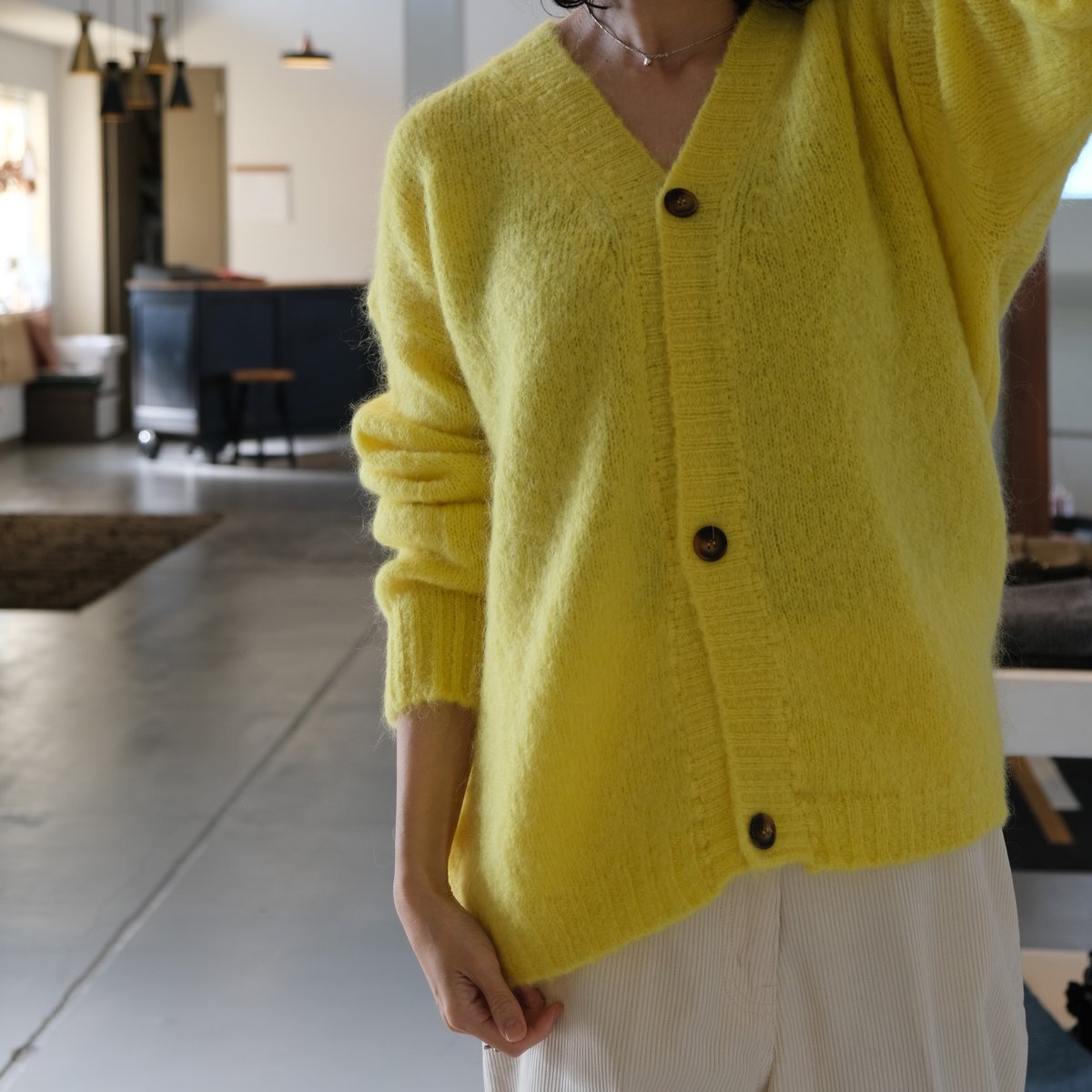 LES TRICOTSD'O レトリコドール Mohair Cardigan | geep LES TRICOTSD'O レトリコドール Mohair Cardigan | geep