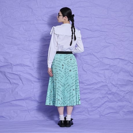 Thomas magpie   original print pleats skirt  2243602