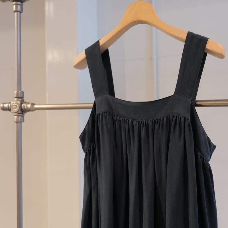 SINME ストラップロングワンピース グリーン ロング丈 SS14-01 | geep