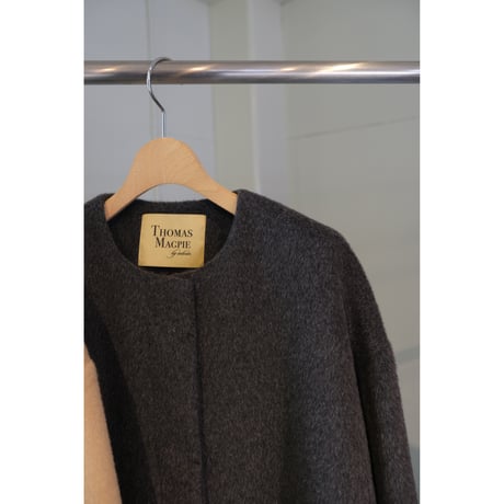 Thomas magpie angora shaggy coat   c.gray