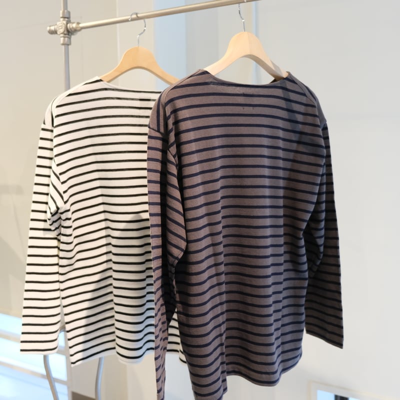 BATONER NORMANDY LINEN BASQUE SHIRT グレー NORMANDY LINEN BASQUE SHIRT | ITEM | CATHEDRAL