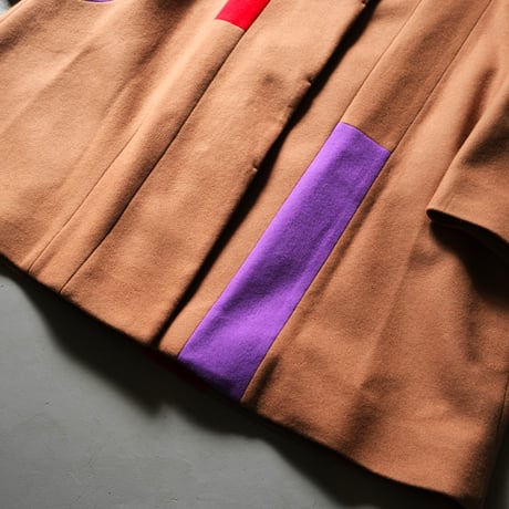 THOMAS MAGPIE   　 melton colour patchcoat【2224253】