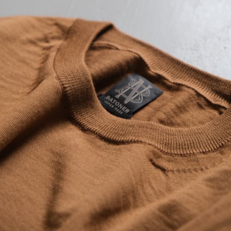BATONER　Unisex SUPERIOR MERINO CREW NECK　BN-21FU-003