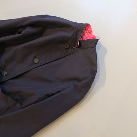 THOMAS  MAGPIE    back line coat　NAVY×PINK【2213205】