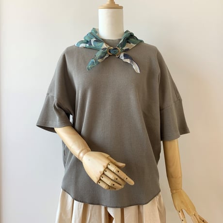 HARVESTY   WAFFLE BIG T-SH（ワッフルビッグTシャツ） BEIGE　A51904