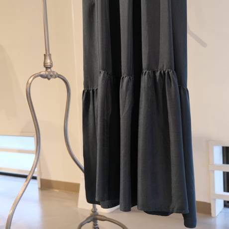 SINME　ストラップロングワンピース グリーン　ロング丈　SS14-01