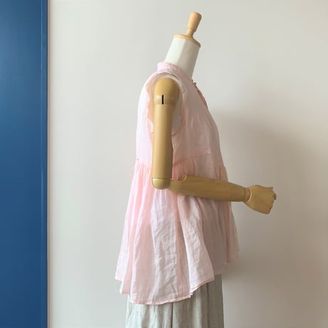 suzukitakayuki      band‐sleeve blouse 　pink