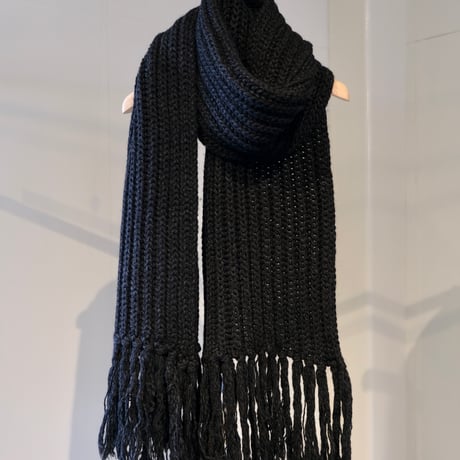 BATONER   FRINGE MUFFLER LONG
