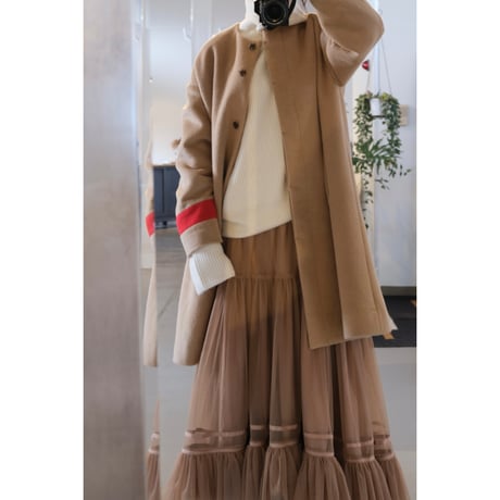 Thomas magpie angora shaggy coat   camel
