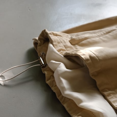 SISII　Leather 　Windbreaker 　-macadamia-