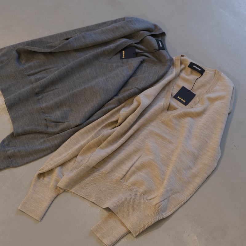 SINME Vネックニット S23AW-08 | geep