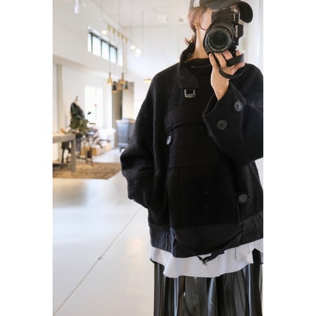 NAKAGAMI シャギーミリタリージャケット  unisex