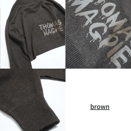 THOMASMAGPIE　high neck knit【2214729】
