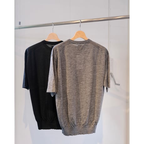 BATONER  MEN  CHOMA HENLEY NECK SHORT SLEEVE　BN-26SM-062