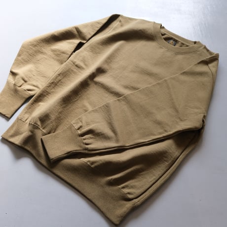 BATONER　Men DEGREASE INLAY CREW NECK　BN-22SM-017