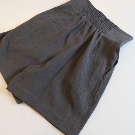 SINME　シンメ　リネンショートパンツ　S22SS-03-02