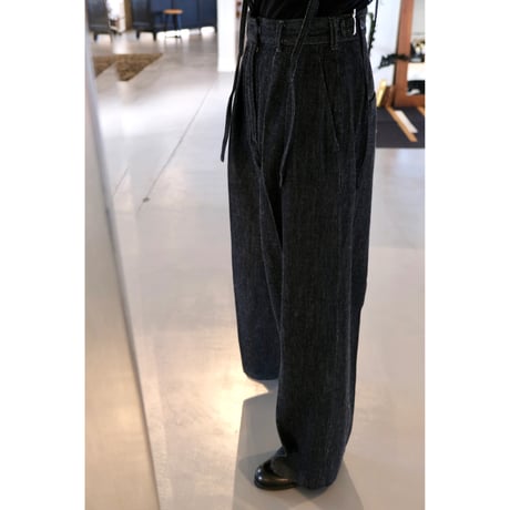 SERGE de bleu   2TUCK SUSPENDER SLACKS    CTS-52P-CEA