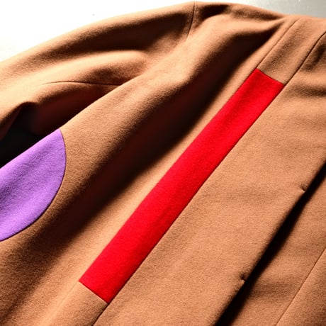 THOMAS MAGPIE   　 melton colour patchcoat【2224253】