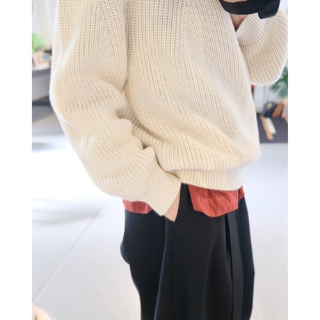 BATONER  MEN  SIGNATURE HALF ZIP KNIT
