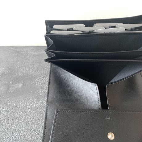 cardboard long wallet　 black