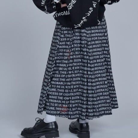 THOMAS MAGPIE　original printed skirt【2233604】