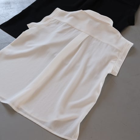 SINME　バンドスリーブブラウス　S23SS-15