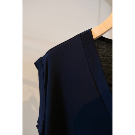 SINME  VネックC/Sワンピース  SS16-15