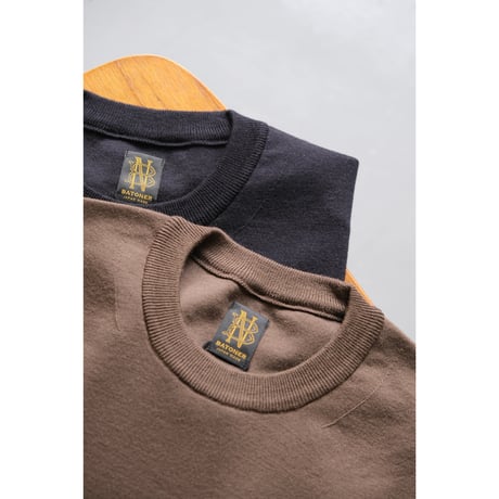BATONER MEN 32G SMOOTH WOOL CREWNECK