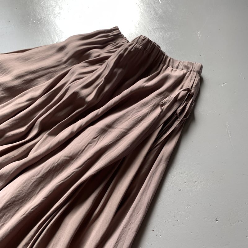 suzuki takayuki long skirt gray A211-22 |