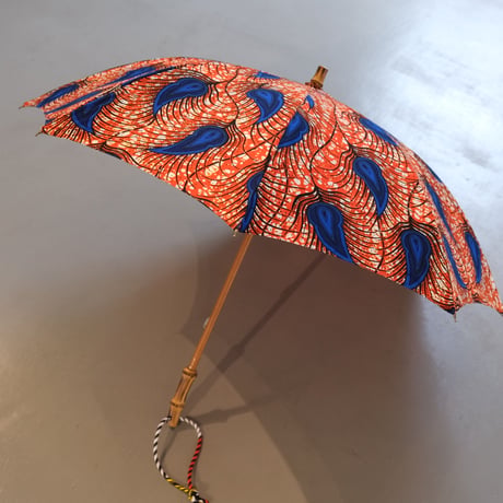 bonbonstore　アフリカンバティック 日傘　 BON-23001B-14