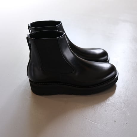 BEAUTIFUL SHOES　BRITSH  SIDEGORE　BLACK