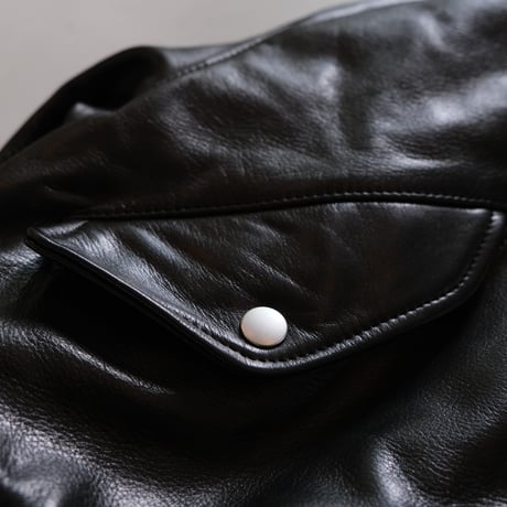 SISII　シシ　SISII×大草直子　L-2B　Leather Flight Jacket　　BLACK
