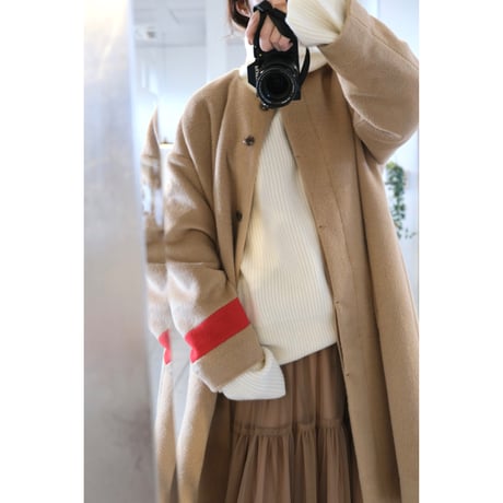 Thomas magpie angora shaggy coat   camel