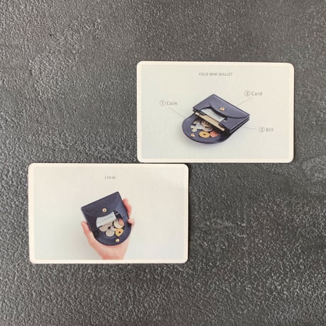 FOLD MINI WALLET  /  BLACK