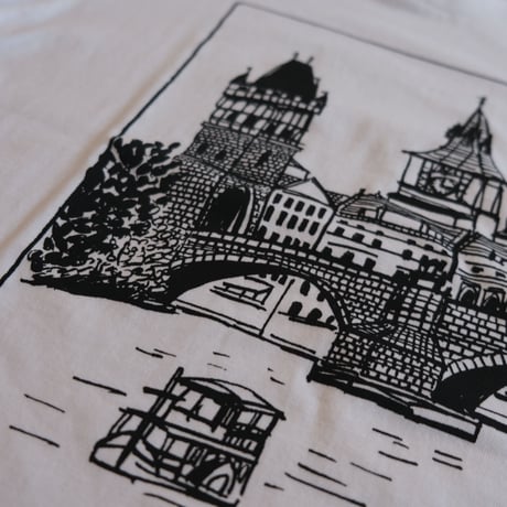 HARVESTY　PRINTED T-SH【TRAVEL】プリントTee TRAVEL   A52109