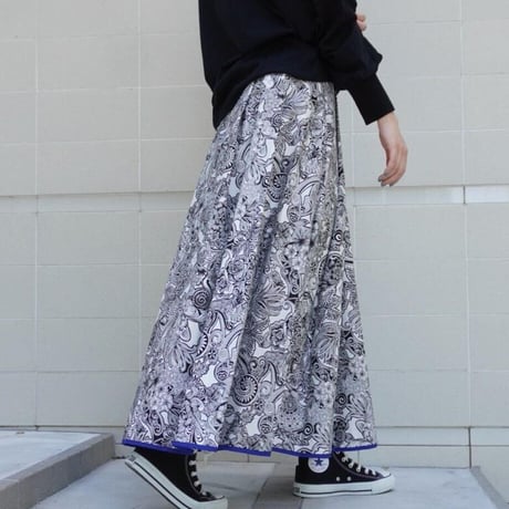 THOMAS MAGPIE   zentangle print long skirt【2213602】