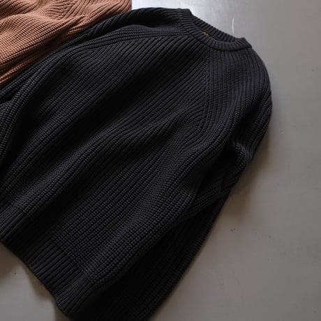 BATONER　Men SIGNATURE CREW NECK　Dull Orange　BN-21FM-023