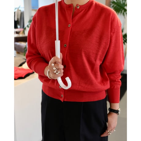 BATONER  WOMEN  CHOMA CREW NECK CARDIGAN　BN-26SL-040