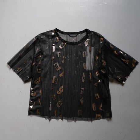 NAKAGAMI　ハンドプリーツTシャツ　N0122S0027