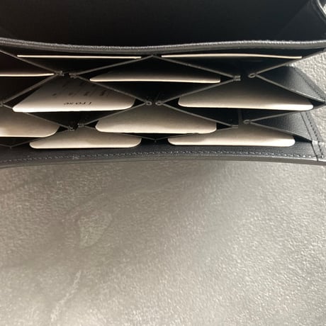 cardboard long wallet　 black